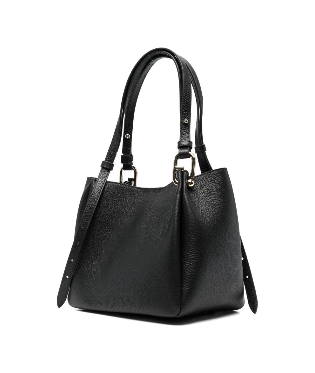FURLA Черная сумка тоут, фото 2