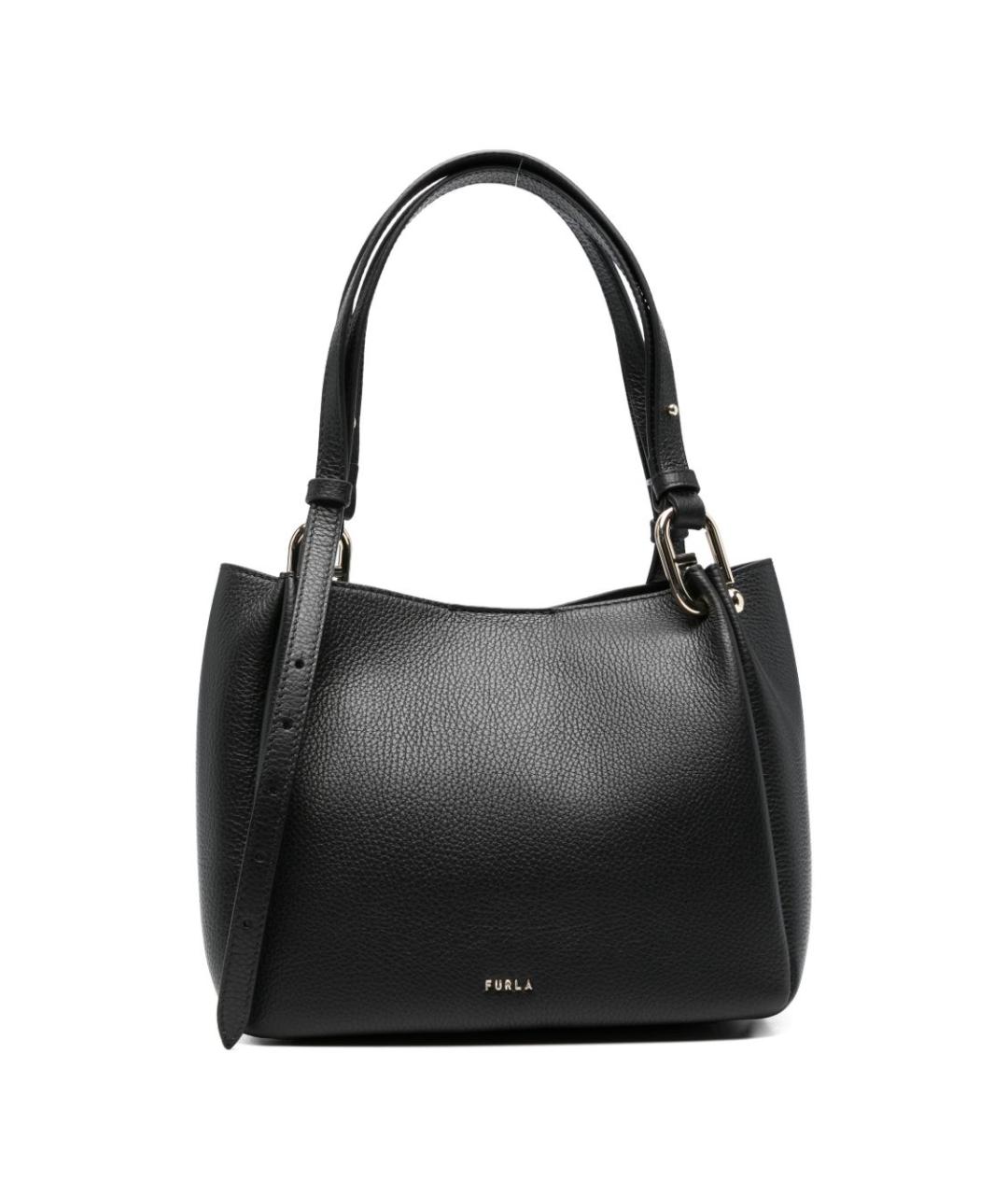 FURLA Черная сумка тоут, фото 1