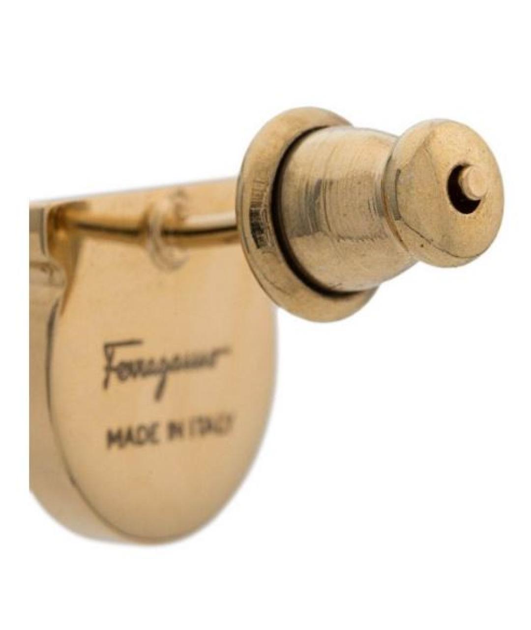 FERRAGAMO Золотые серьги, фото 3