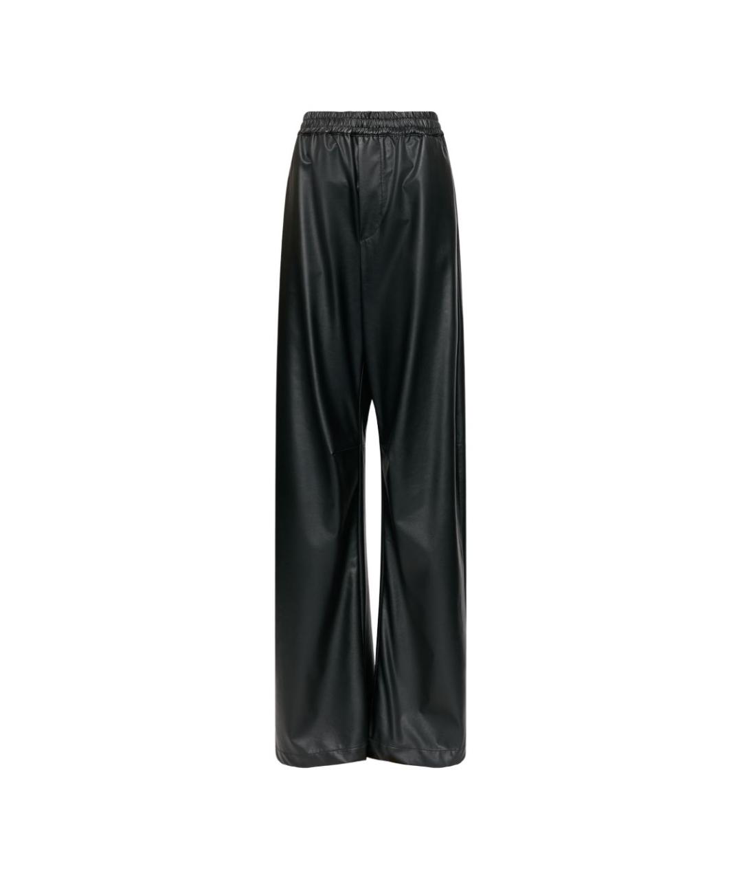 MM6 MAISON MARGIELA Черные прямые брюки, фото 1