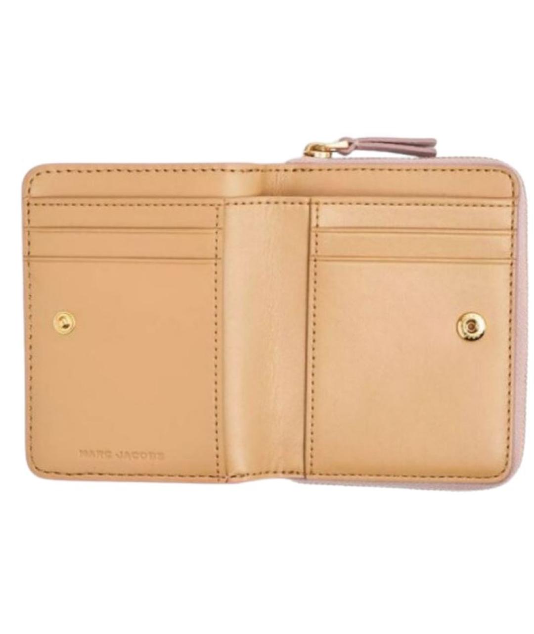 MARC JACOBS Розовый кожаный кошелек, фото 3