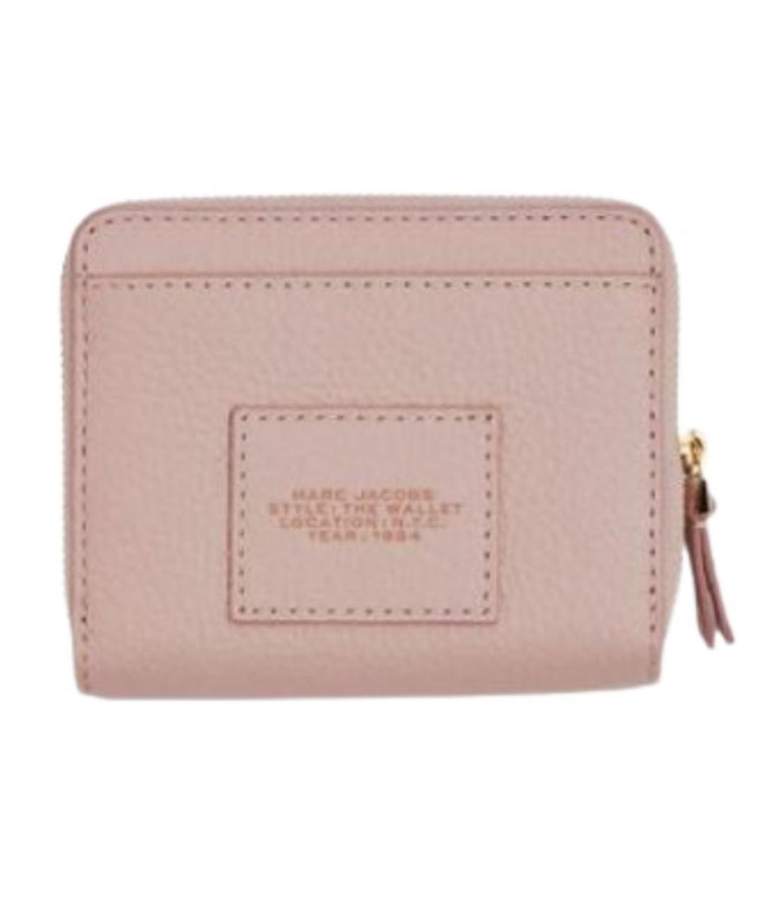 MARC JACOBS Розовый кожаный кошелек, фото 2