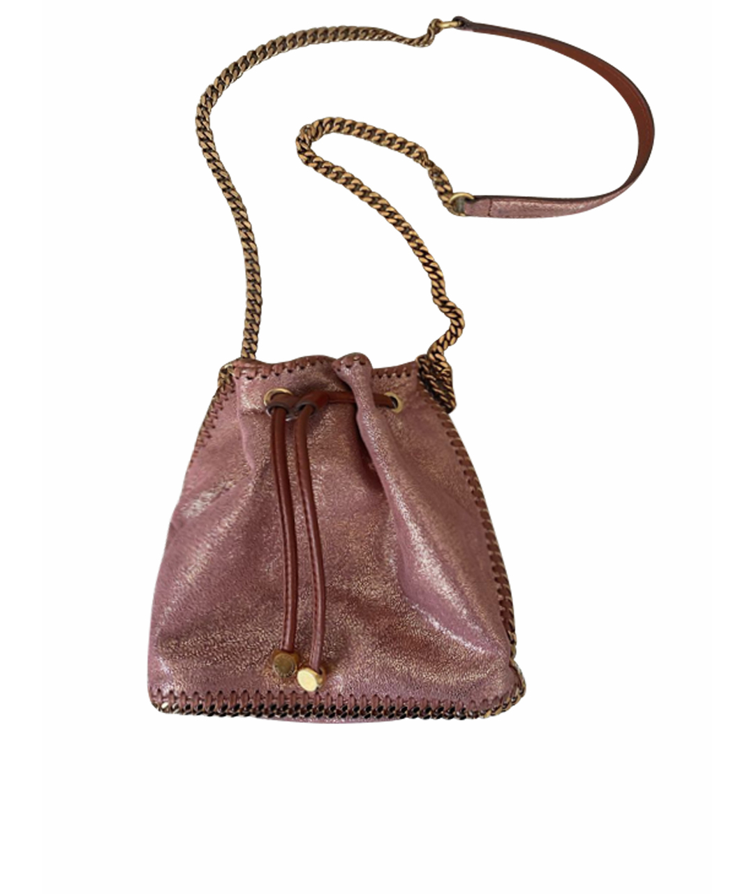 STELLA MCCARTNEY Розовая сумка тоут из искусственной кожи, фото 1