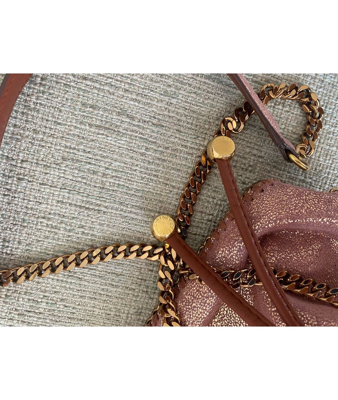 STELLA MCCARTNEY Розовая сумка тоут из искусственной кожи, фото 2