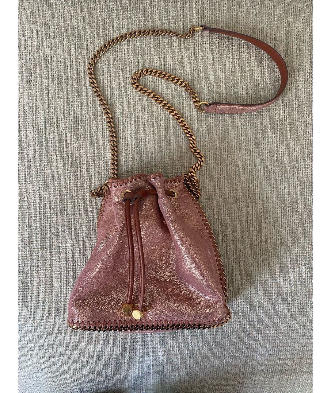 STELLA MCCARTNEY Розовая сумка тоут из искусственной кожи, фото 9