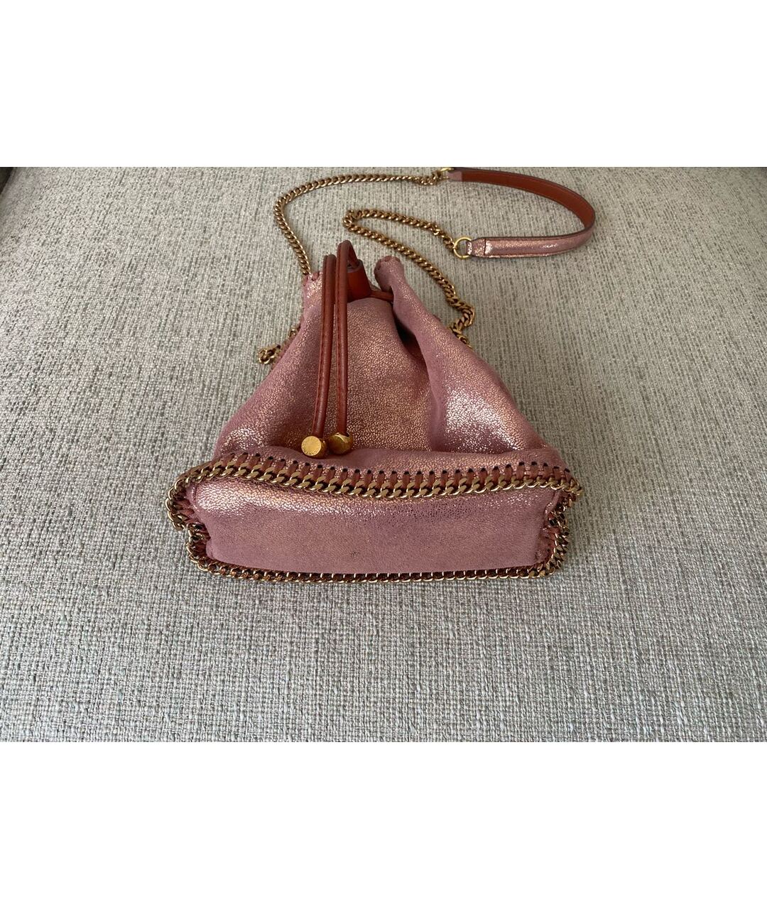 STELLA MCCARTNEY Розовая сумка тоут из искусственной кожи, фото 3