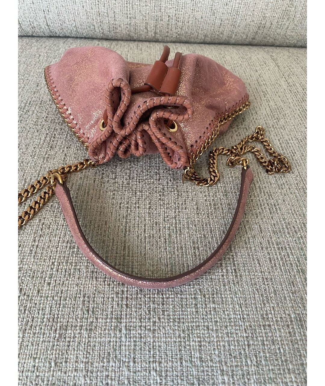 STELLA MCCARTNEY Розовая сумка тоут из искусственной кожи, фото 6