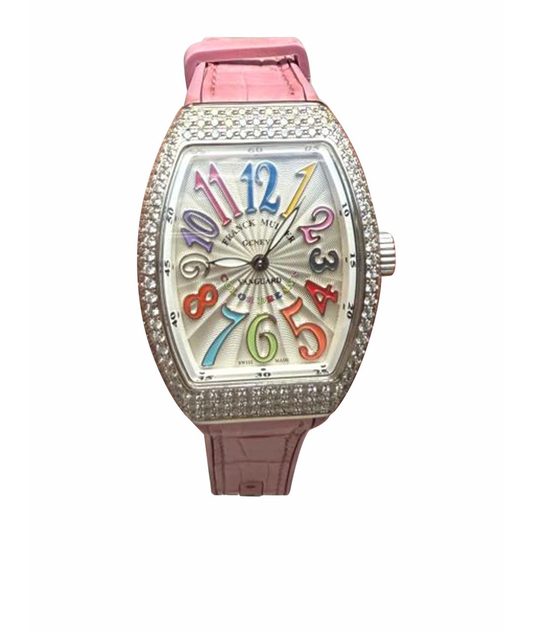 FRANCK MULLER Розовые часы из белого золота, фото 1