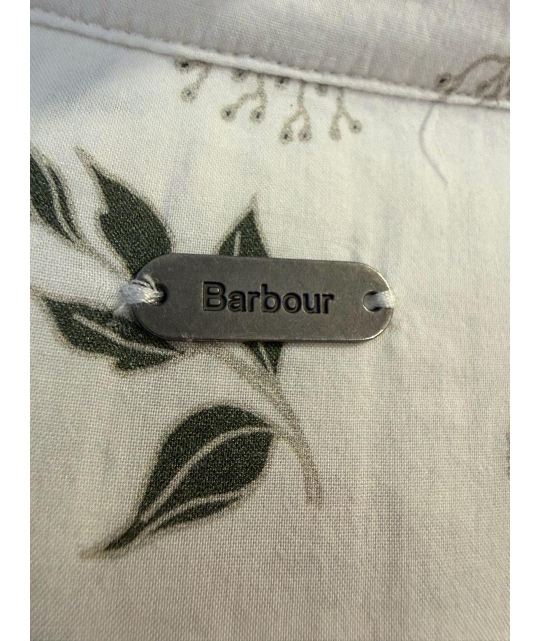 BARBOUR Белая хлопковая блузы, фото 6
