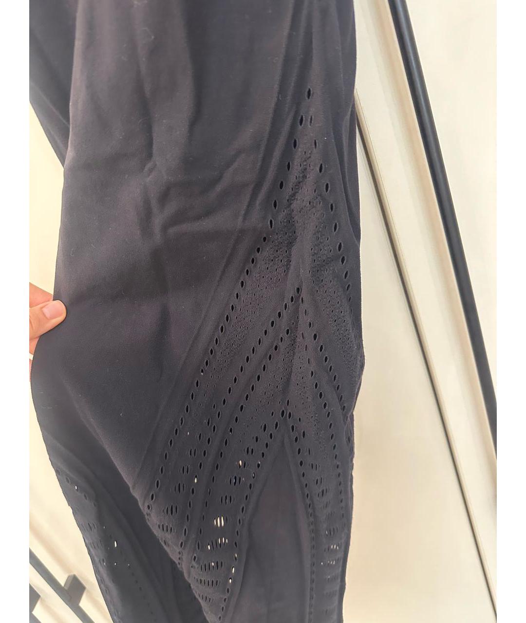 WOLFORD Черное полиэстеровое повседневное платье, фото 4