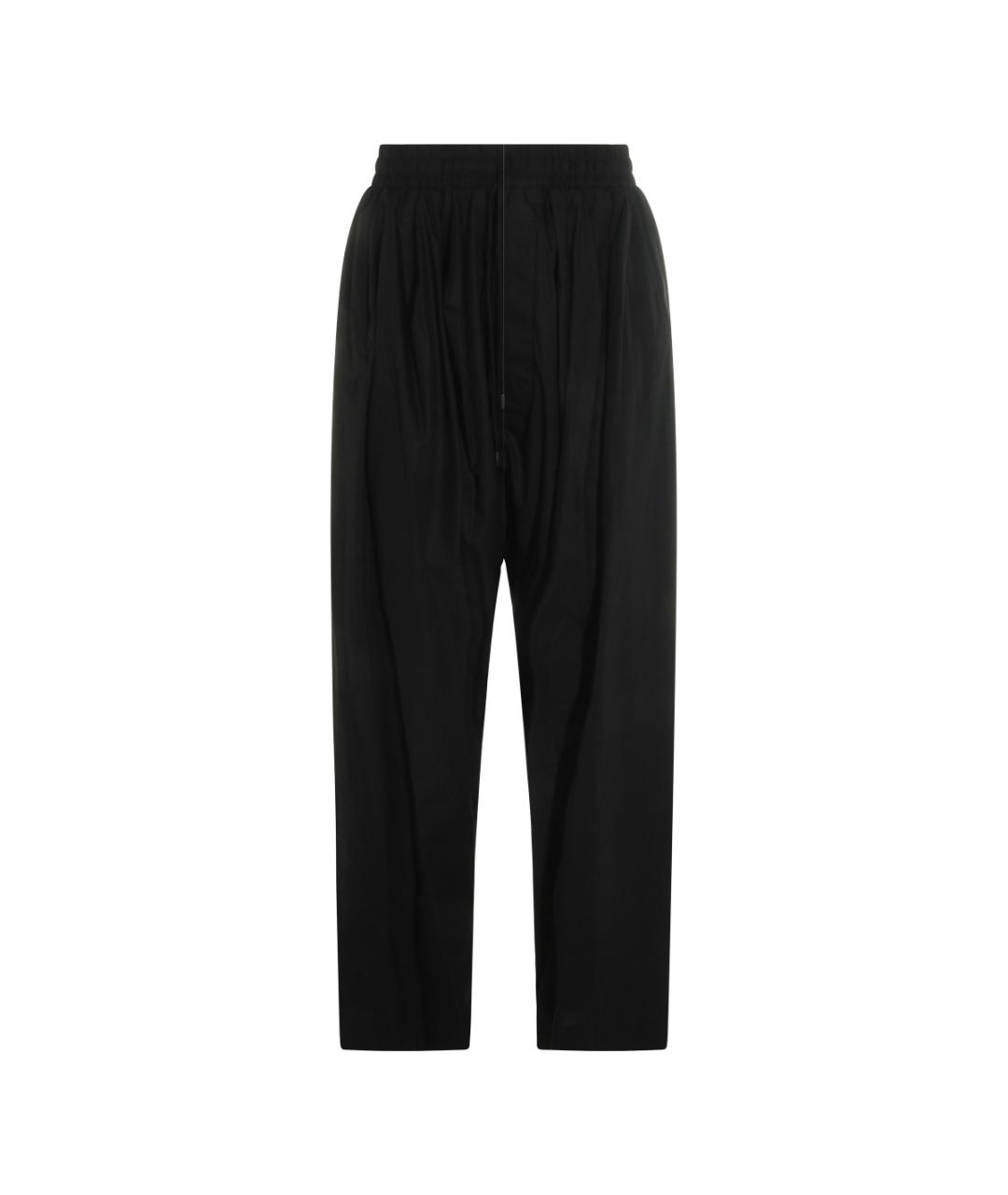 VIVIENNE WESTWOOD Черные хлопковые повседневные брюки, фото 1