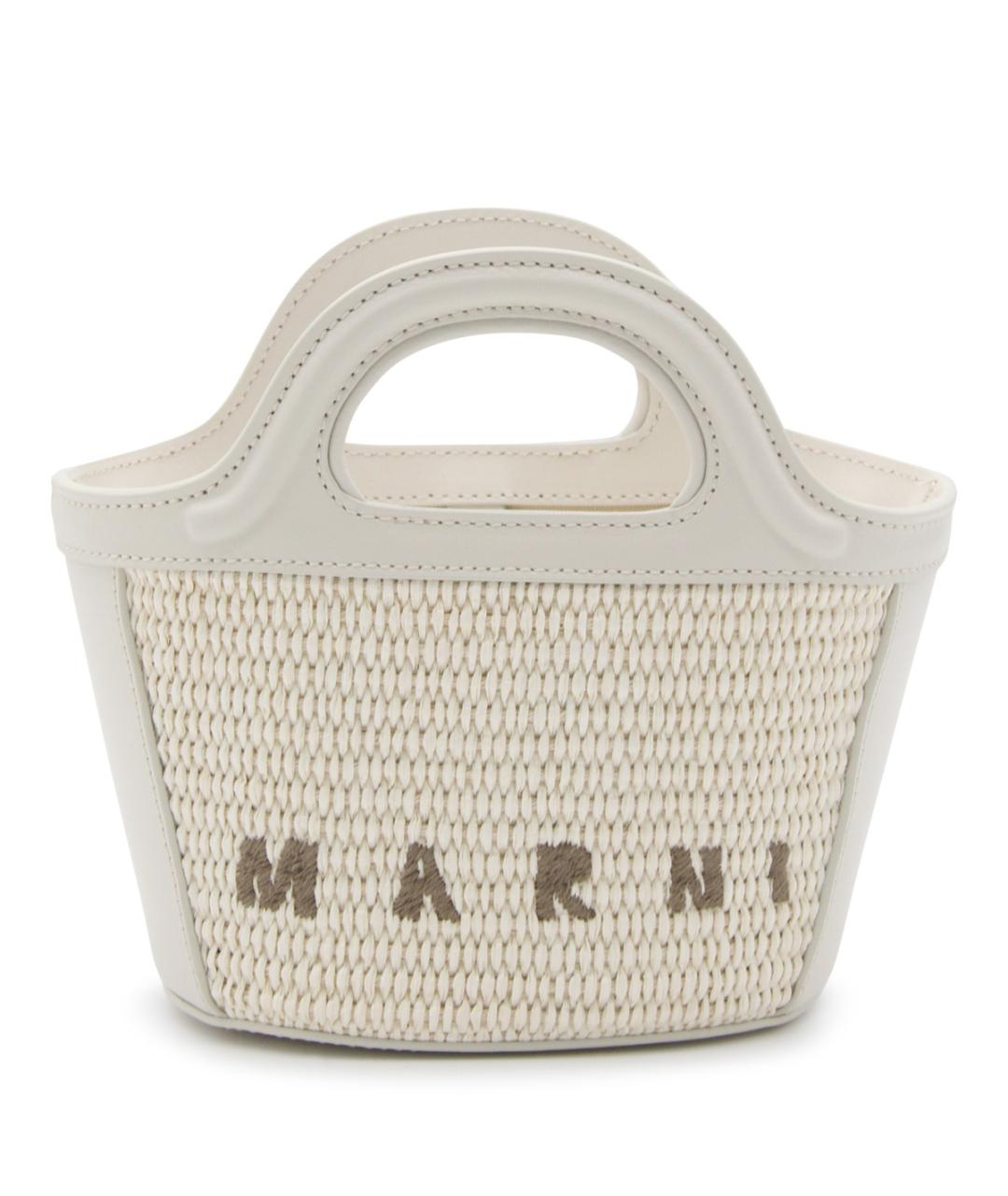 MARNI Белая сумка тоут, фото 1