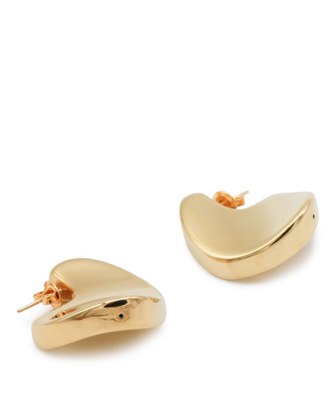 BOTTEGA VENETA Золотые серебряные серьги, фото 3
