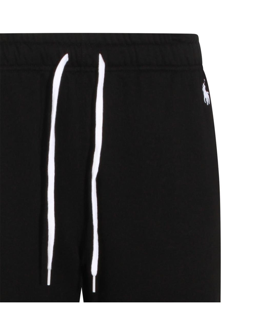 POLO RALPH LAUREN Черные хлопковые спортивные брюки и шорты, фото 3