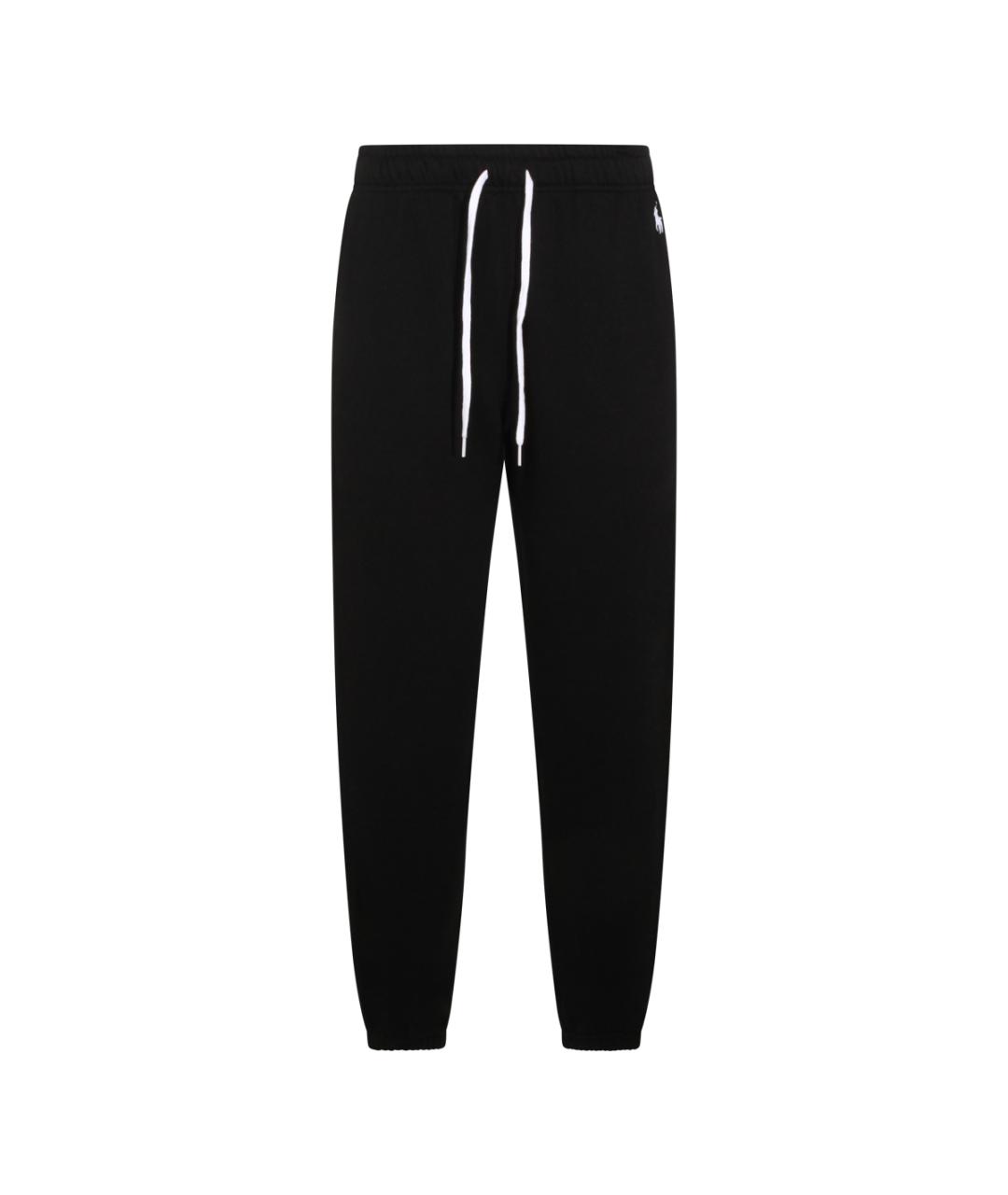 POLO RALPH LAUREN Черные хлопковые спортивные брюки и шорты, фото 1