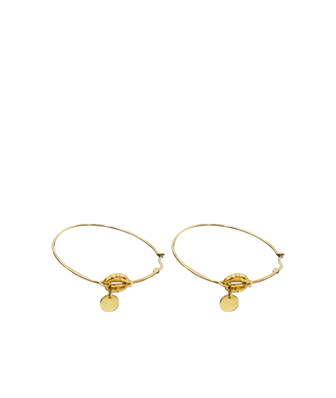 GUCCI Золотые серьги из желтого золота, фото 1