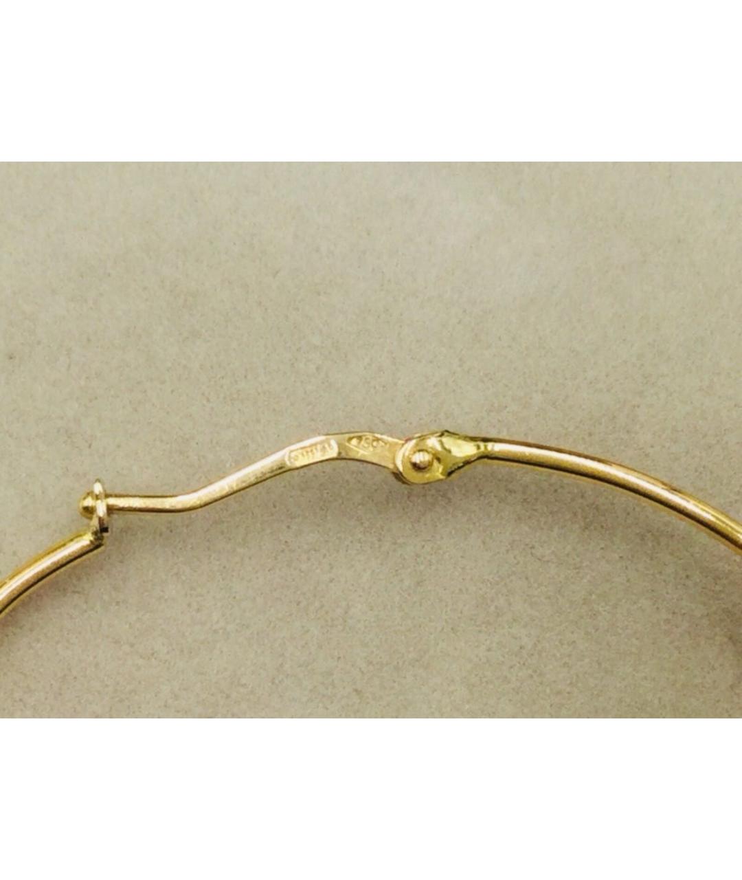 GUCCI Золотые серьги из желтого золота, фото 7