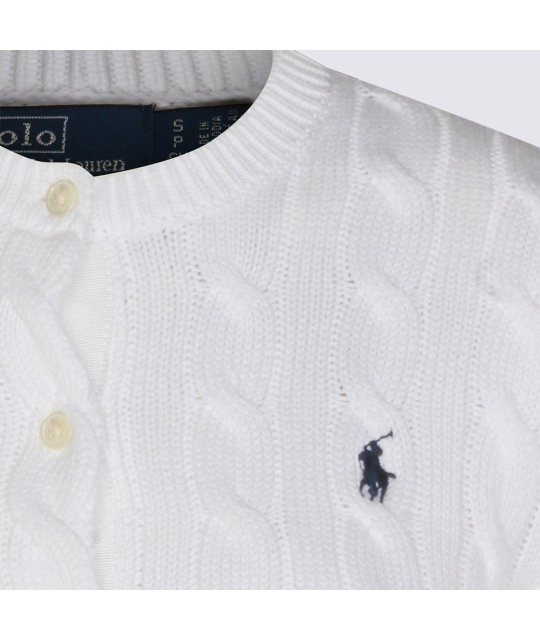 POLO RALPH LAUREN Белый хлопковый джемпер / свитер, фото 4