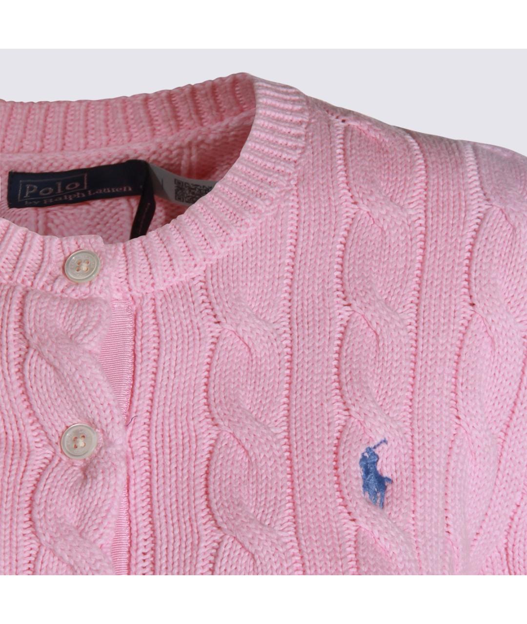 POLO RALPH LAUREN Розовый хлопковый джемпер / свитер, фото 8