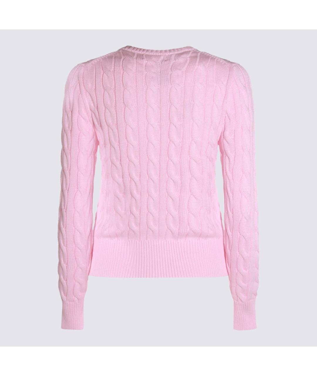 POLO RALPH LAUREN Розовый хлопковый джемпер / свитер, фото 6