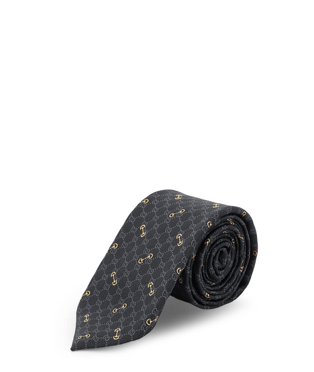 GUCCI Черный галстук, фото 1