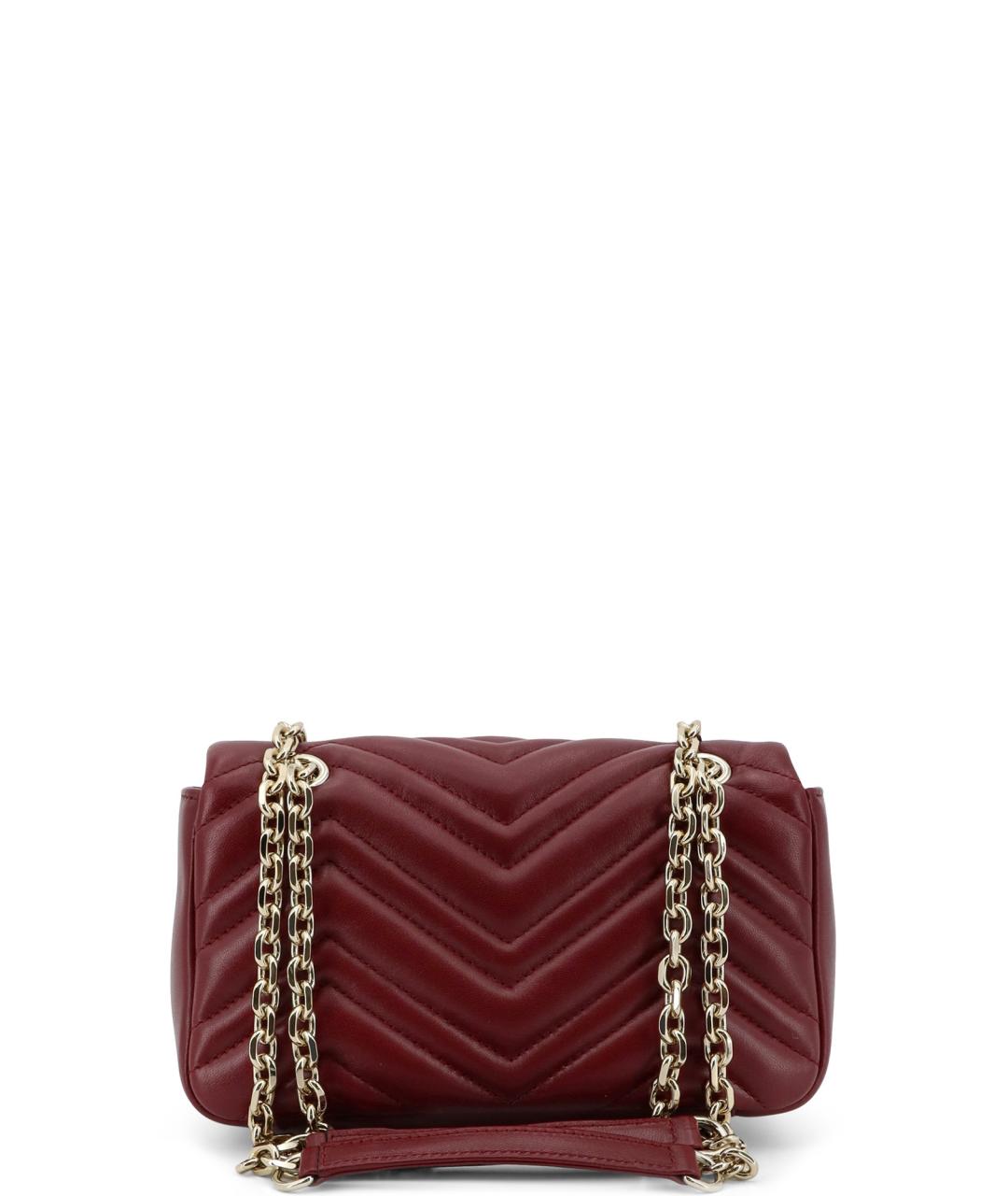 GUCCI Бордовая кожаная сумка через плечо, фото 2