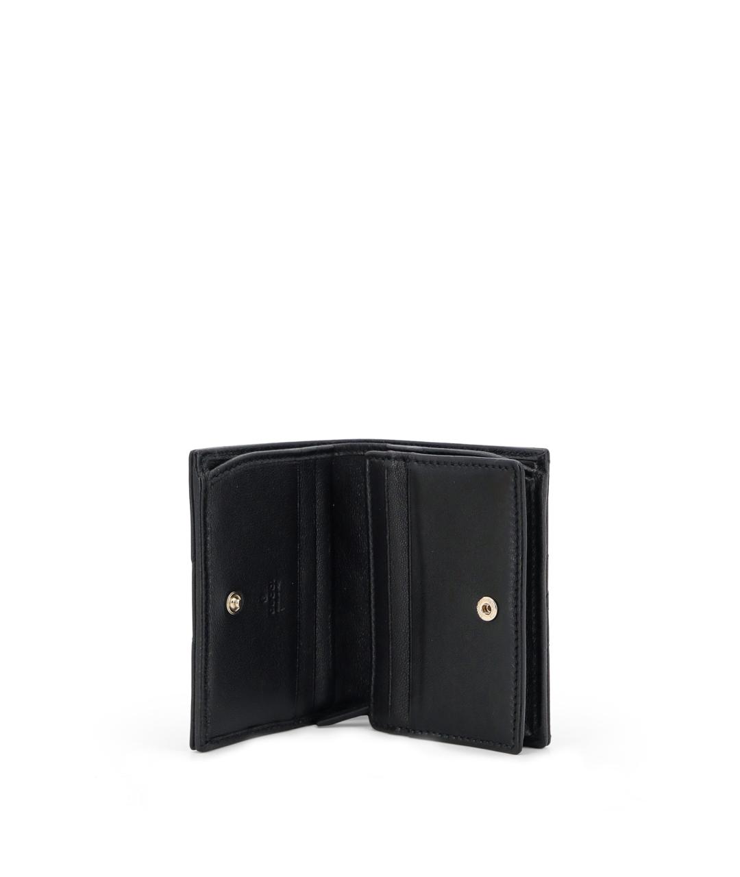 GUCCI Черный кожаный кошелек, фото 3
