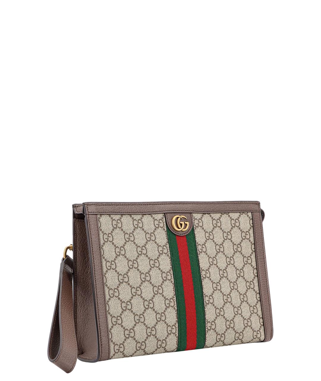 GUCCI Бежевая барсетка, фото 3