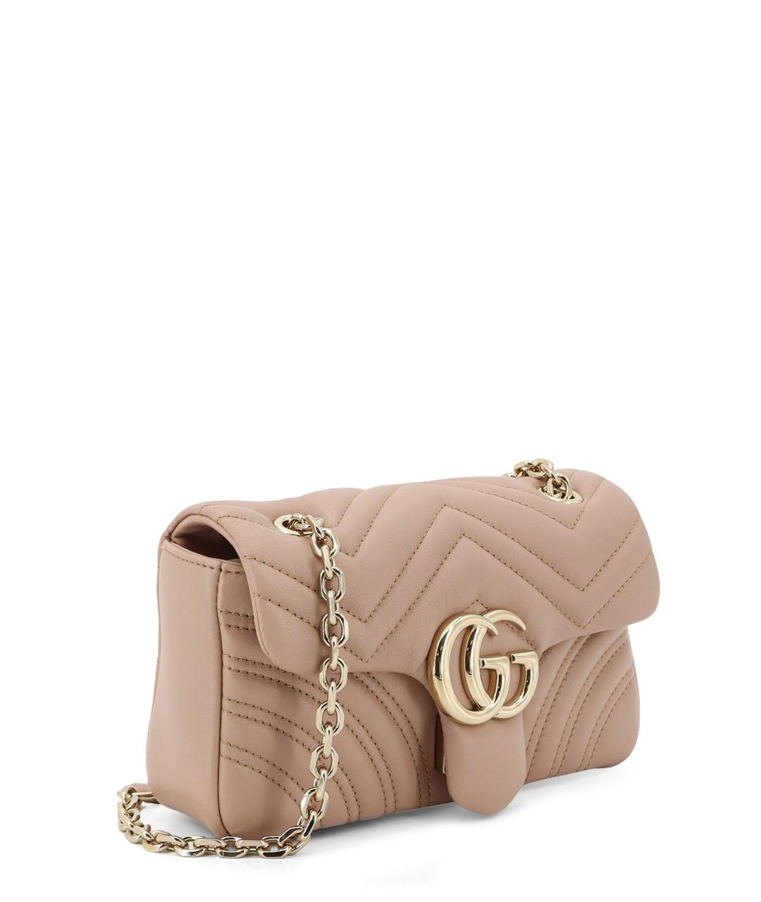 GUCCI Розовая кожаная сумка через плечо, фото 3