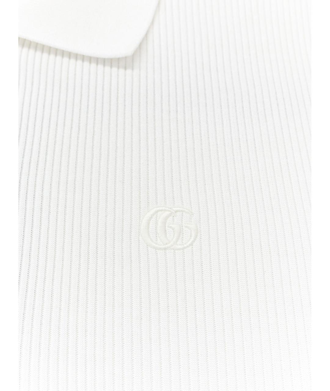 GUCCI Белая футболка, фото 3