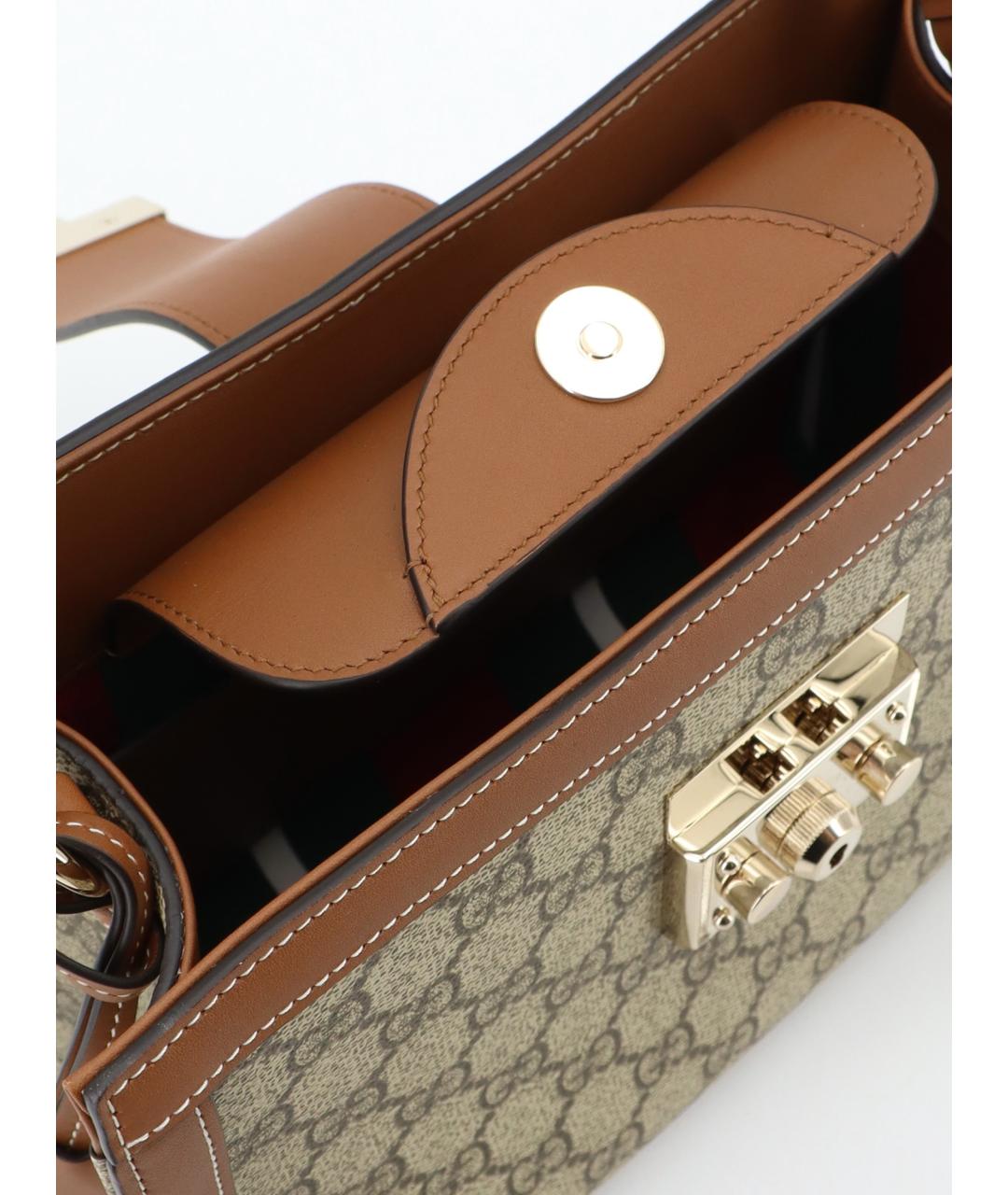 GUCCI Бежевая тканевая сумка тоут, фото 4