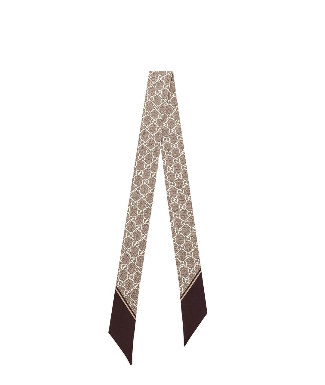 GUCCI Мульти шелковый шарф, фото 1