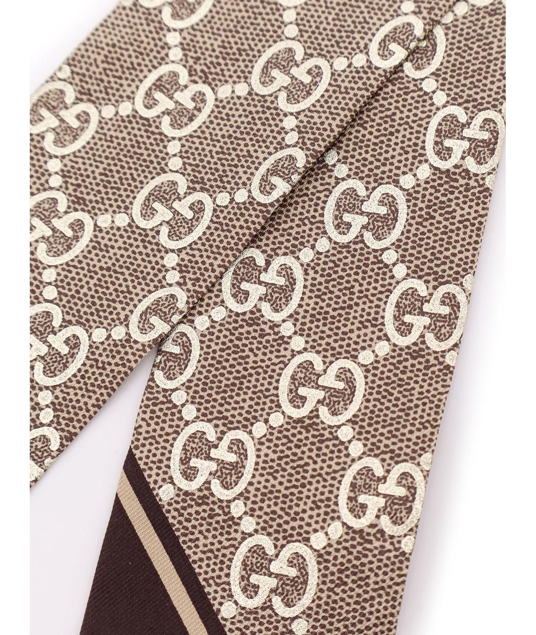 GUCCI Мульти шелковый шарф, фото 2