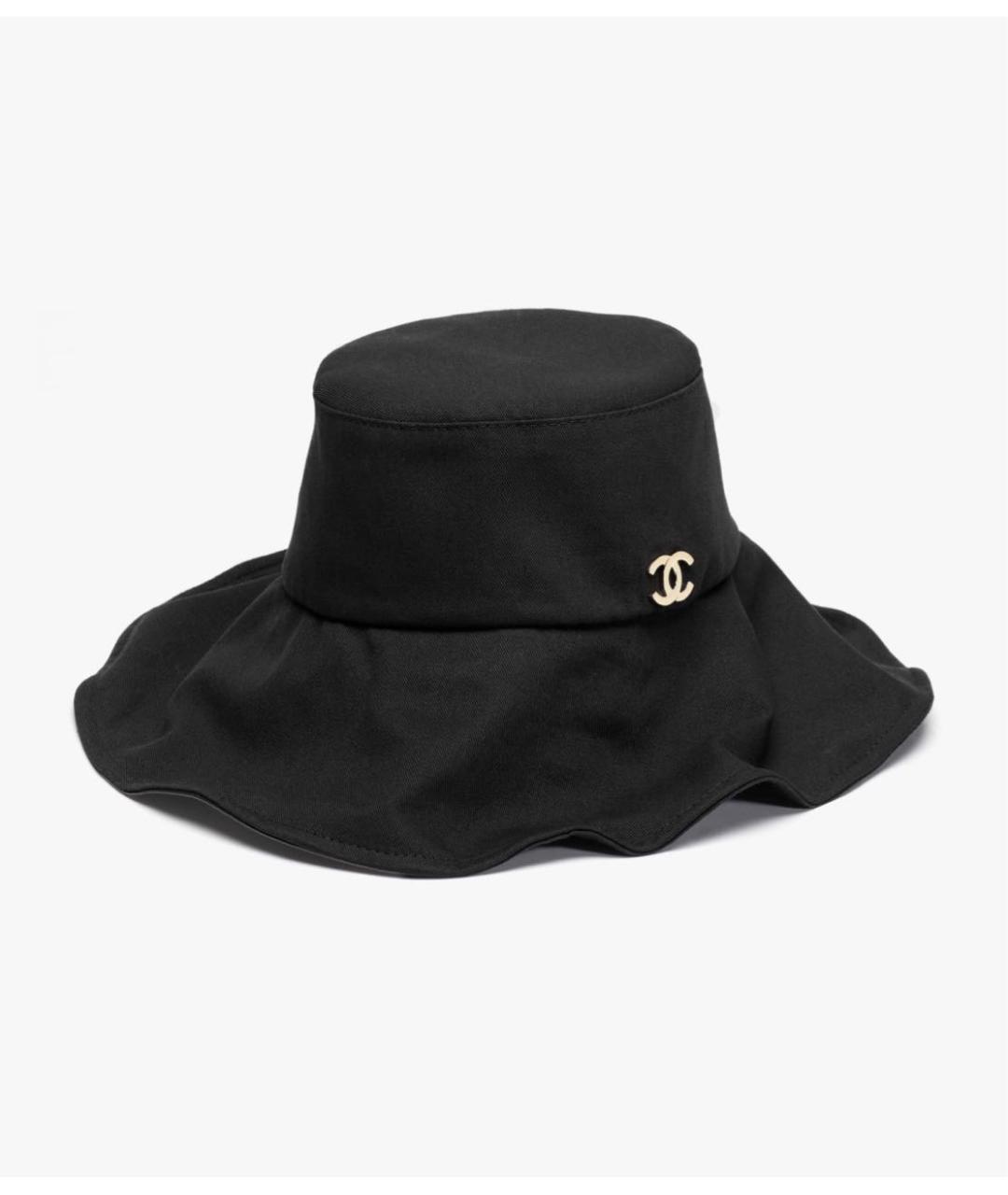CHANEL Черная панама, фото 4