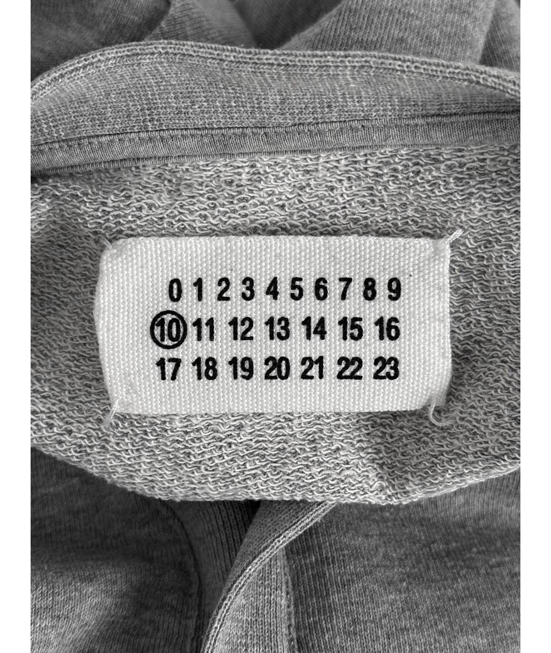 MAISON MARGIELA Серый хлопковый джемпер / свитер, фото 4