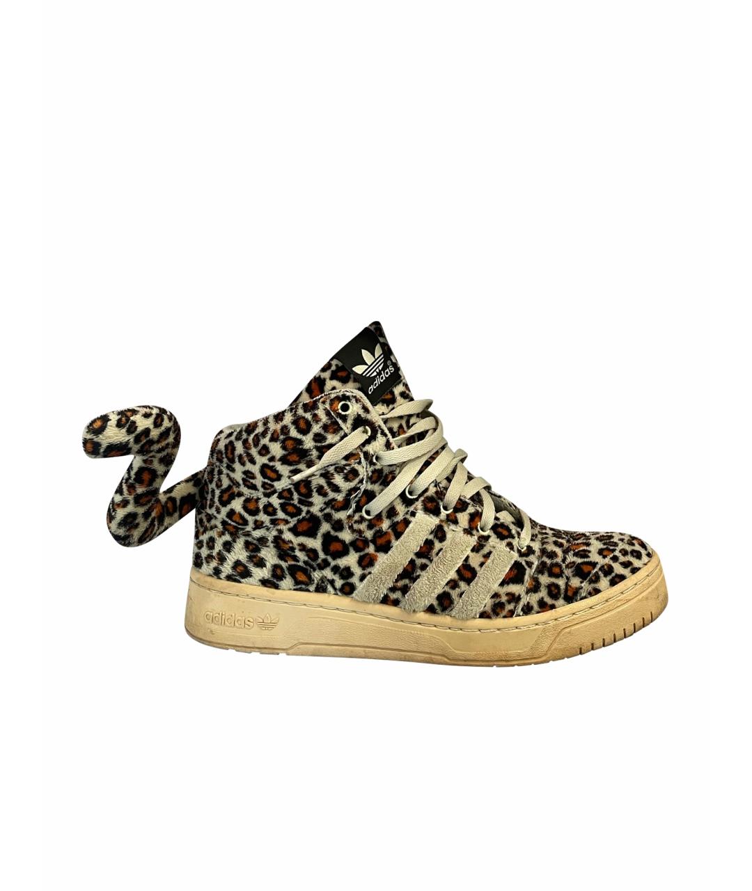ADIDAS Бежевые высокие кроссовки / кеды, фото 1