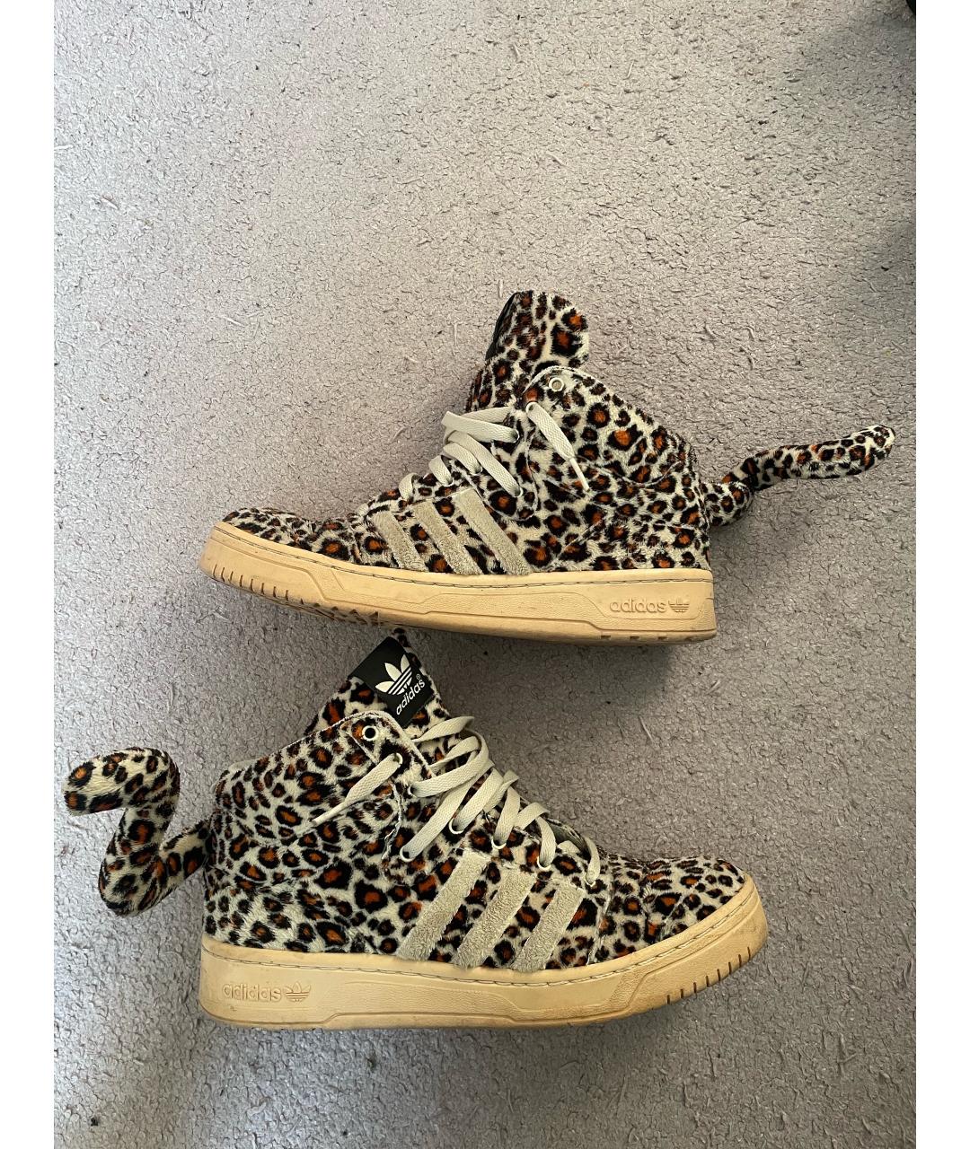 ADIDAS Бежевые высокие кроссовки / кеды, фото 5