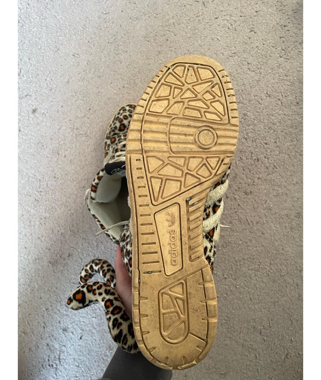 ADIDAS Бежевые высокие кроссовки / кеды, фото 4