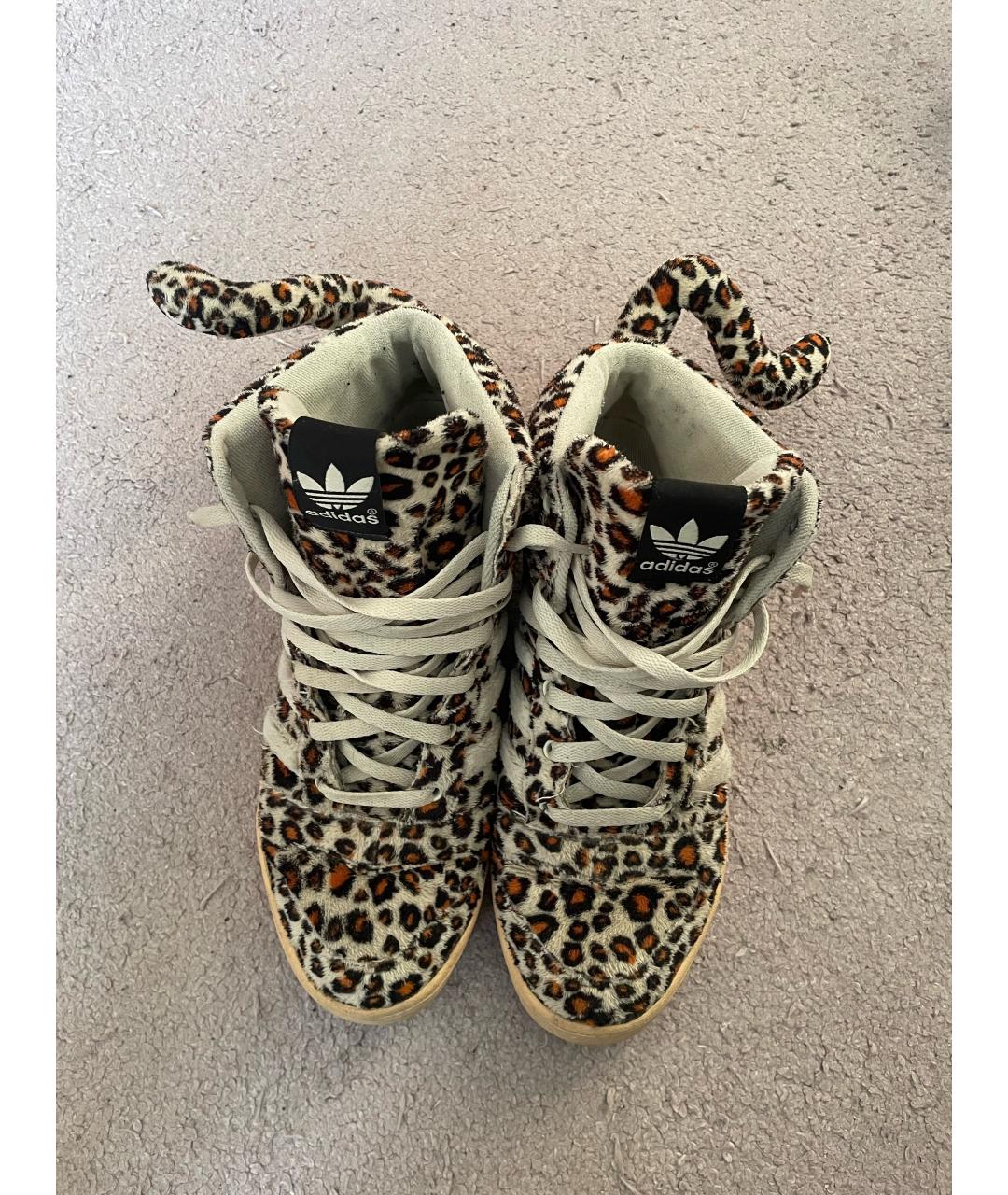 ADIDAS Бежевые высокие кроссовки / кеды, фото 2