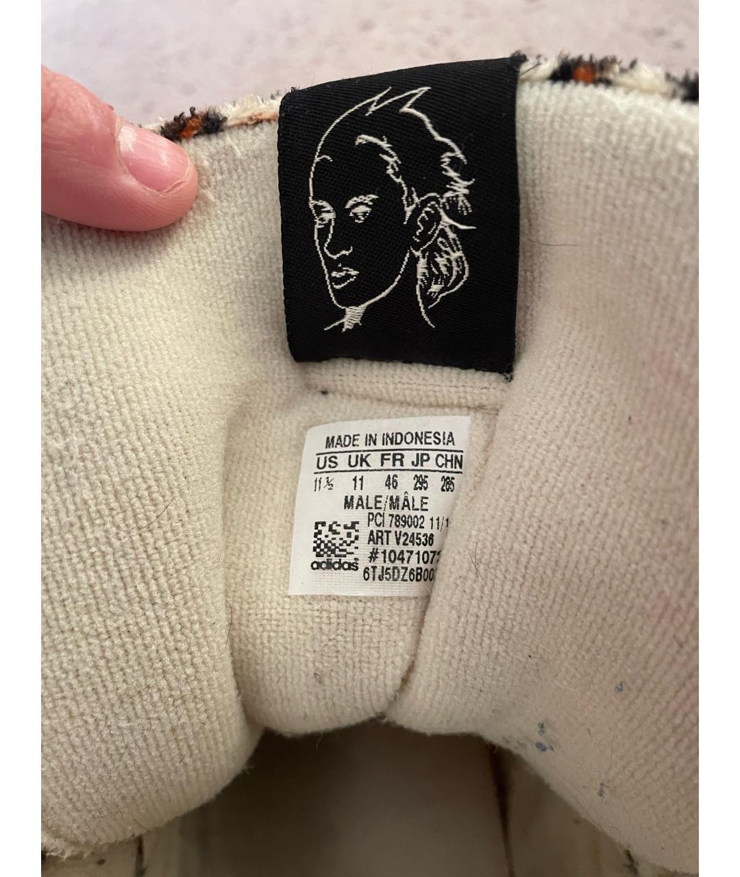ADIDAS Бежевые высокие кроссовки / кеды, фото 3