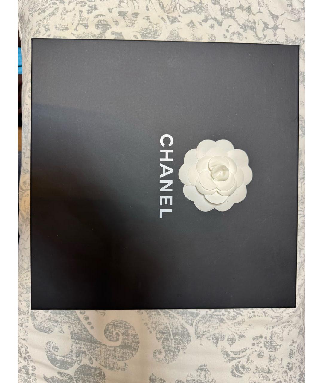 CHANEL Розовый шелковый платок, фото 4