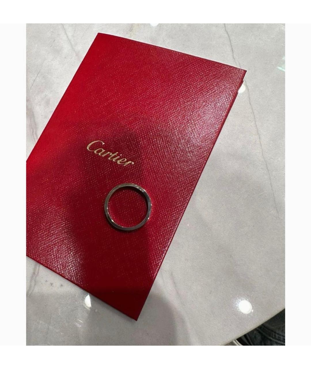 CARTIER Серебряное платиновое кольцо, фото 3