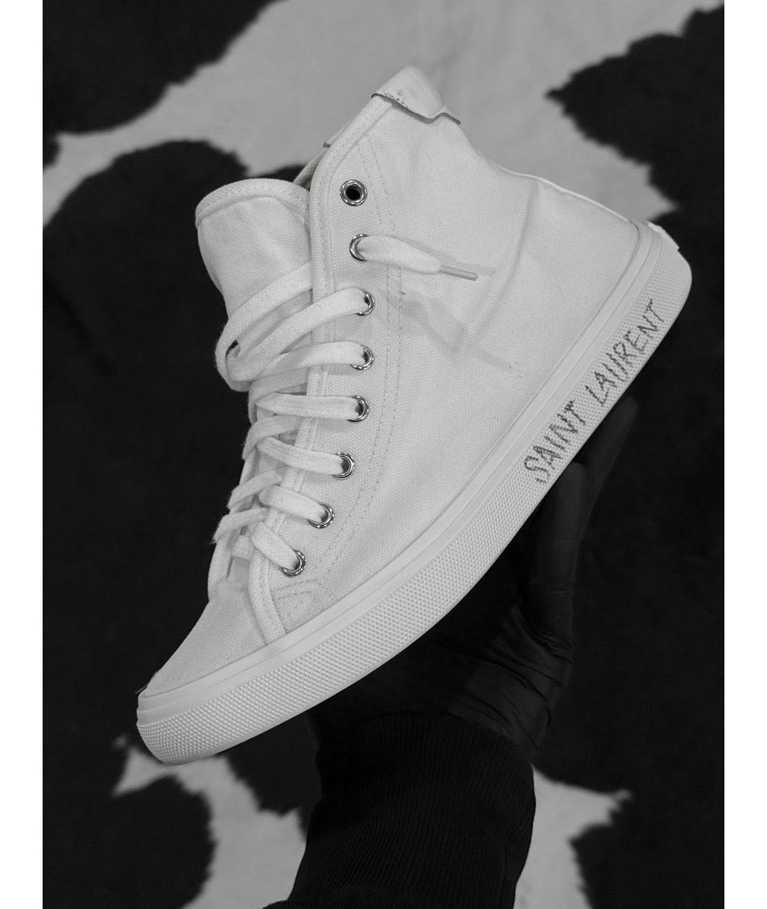 SAINT LAURENT Белые кеды, фото 7
