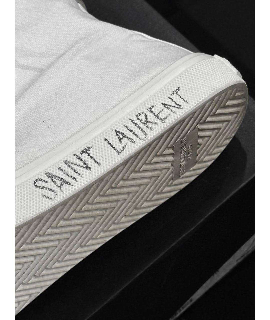 SAINT LAURENT Белые кеды, фото 3