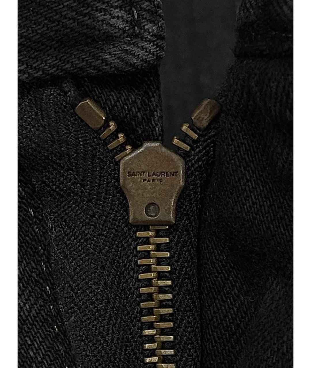 SAINT LAURENT Хлопковые джинсы слим, фото 4