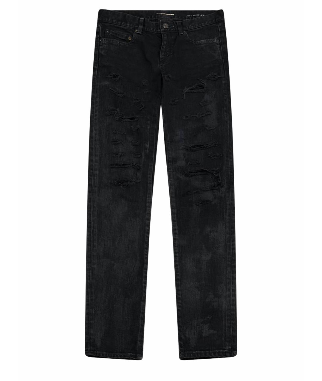 SAINT LAURENT Хлопковые джинсы слим, фото 1