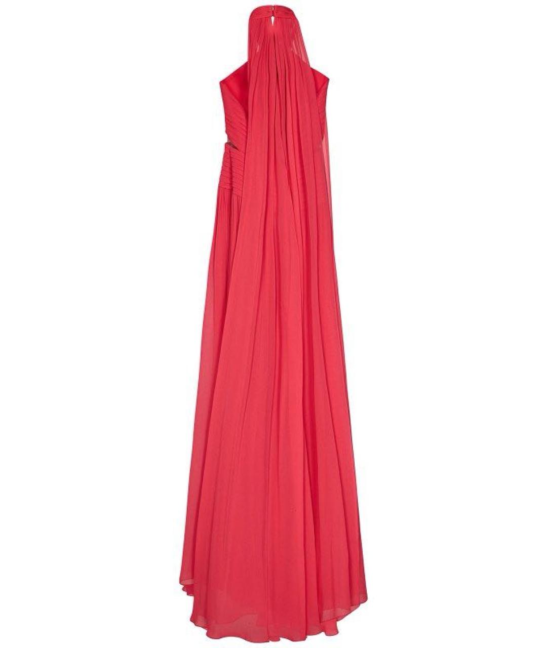ELIE SAAB Фуксия шелковое вечернее платье, фото 5