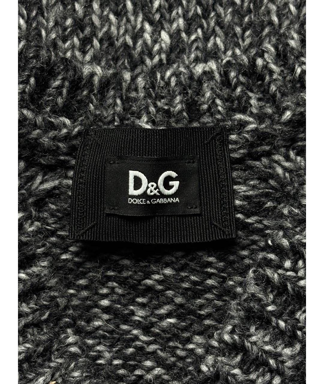 DOLCE&GABBANA Антрацитовый джемпер / свитер, фото 3
