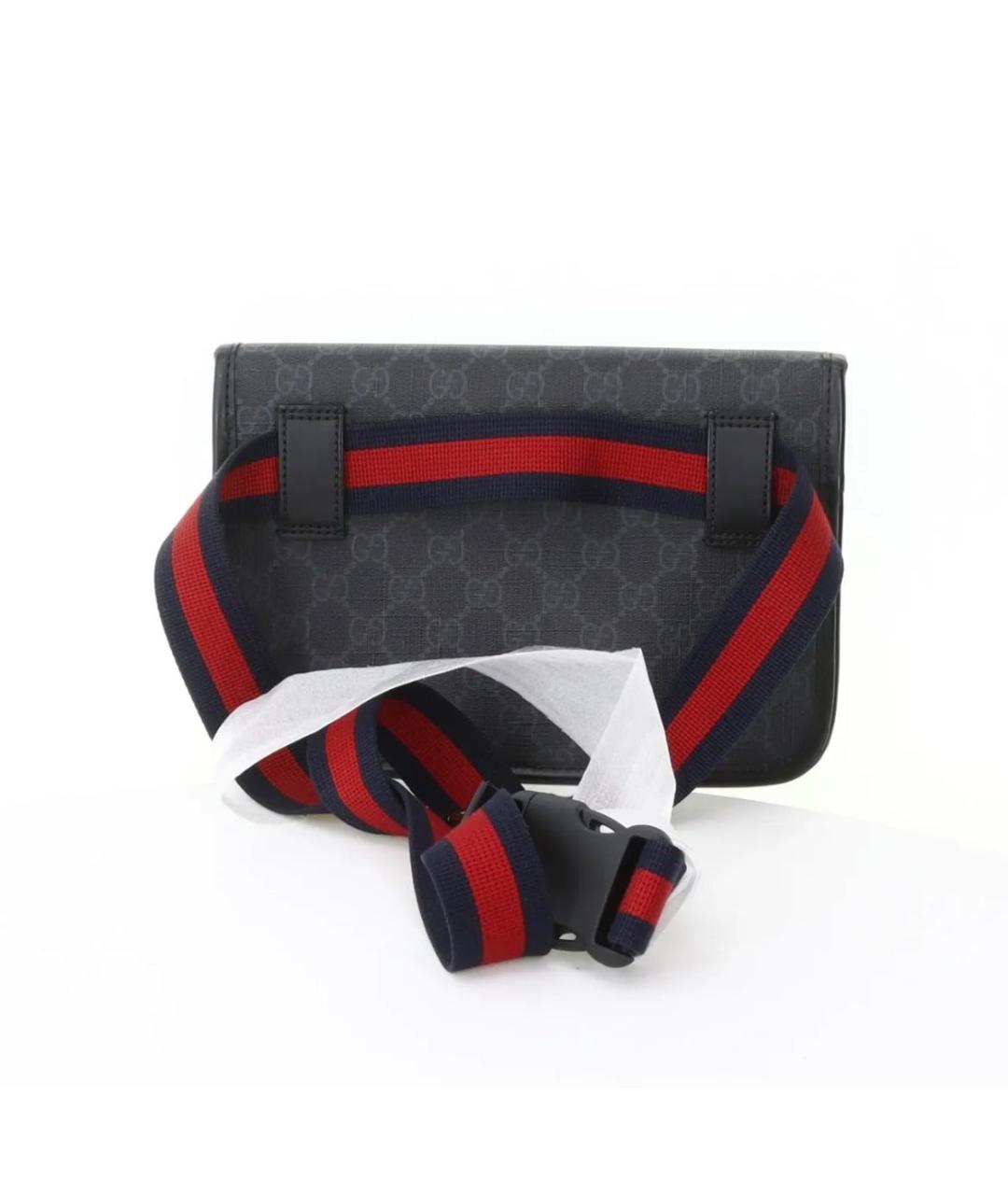 GUCCI Черная кожаная сумка на плечо, фото 3