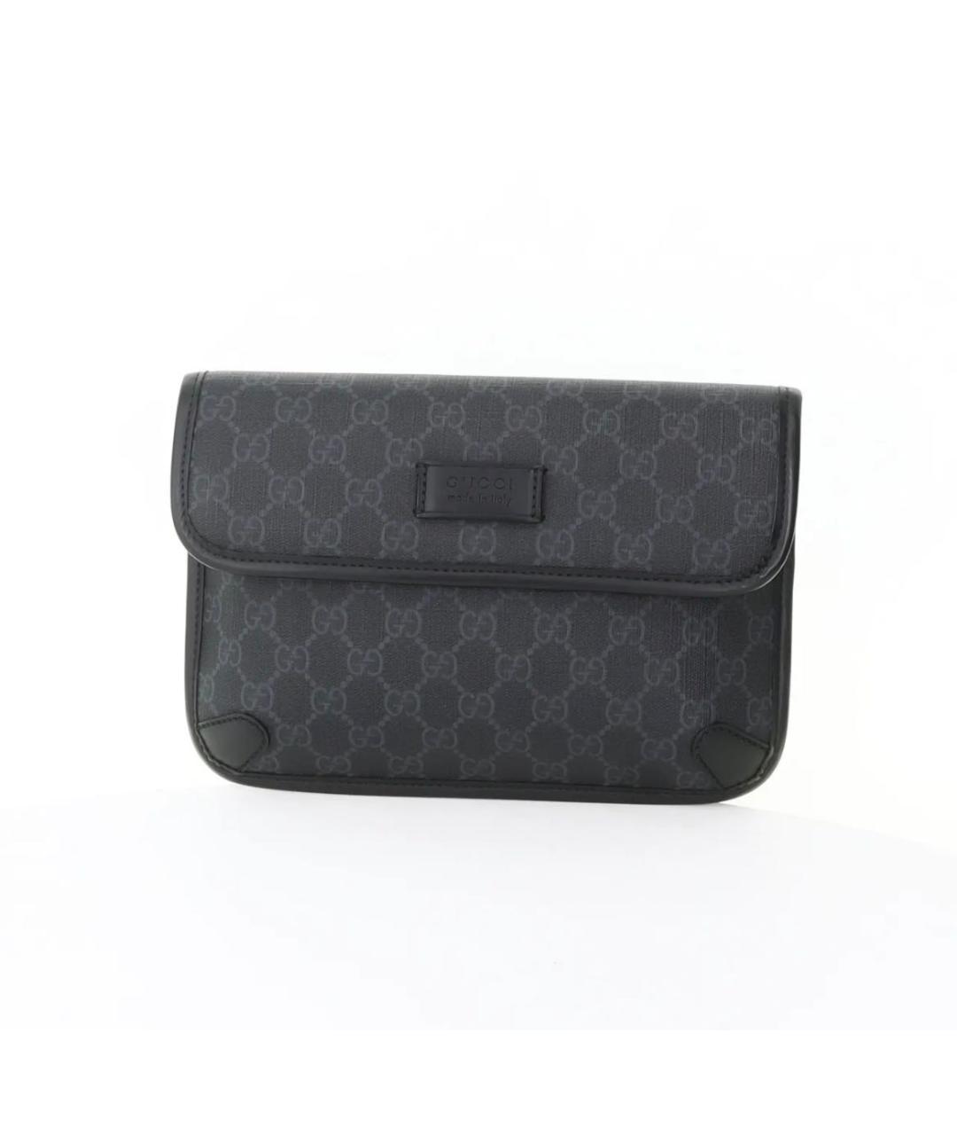 GUCCI Черная кожаная сумка на плечо, фото 2